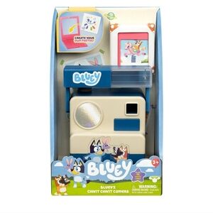 Bluey Chikit Chikit Pretend Camera, Role Play Toy Camera for Kids with 10 Photo
